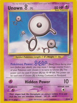 Unown [B] (39/64) [Neo Revelation Unlimited]