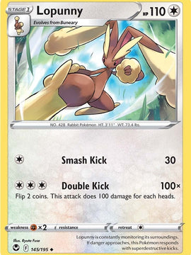 Lopunny (145/195) [Sword & Shield: Silver Tempest]