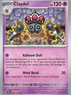 Claydol (095/197) [Scarlet & Violet: Obsidian Flames]