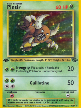 Pinsir (9/64) [Jungle 1st Edition]
