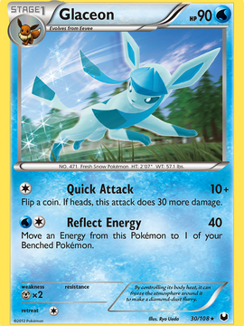 Glaceon (30/108) [Black & White: Dark Explorers]