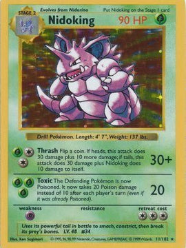 Nidoking (11/102) [Base Set Shadowless Unlimited]