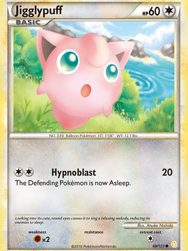 Jigglypuff (68/123) [HeartGold & SoulSilver: Base Set]