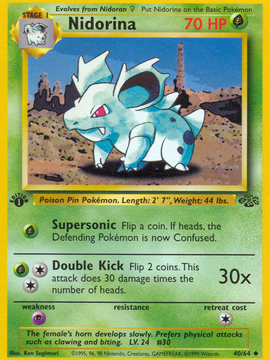 Nidorina (40/64) [Jungle 1st Edition]