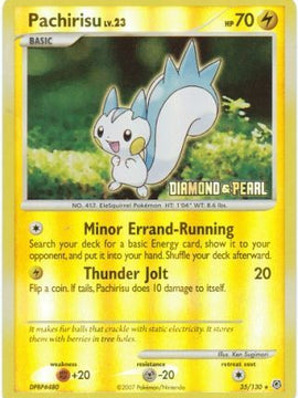 Pachirisu (35/130) [Burger King Promos: 2008 Collection]