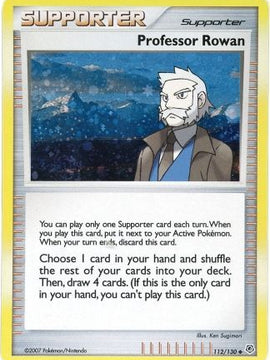 Professor Rowan (112/130) (Cosmos Holo) [Diamond & Pearl: Base Set]