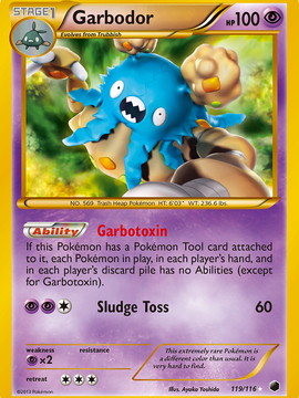 Garbodor (119/116) [Black & White: Plasma Freeze]