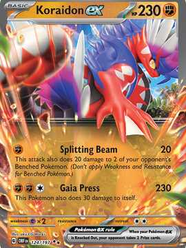 Koraidon ex (124/197) [Scarlet & Violet: Obsidian Flames]