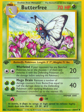 Butterfree (33/64) [Jungle 1st Edition]