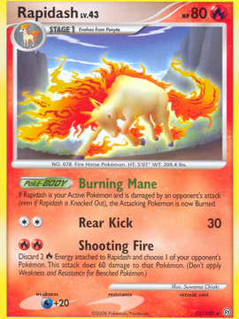 Rapidash (22/100) [Diamond & Pearl: Stormfront]