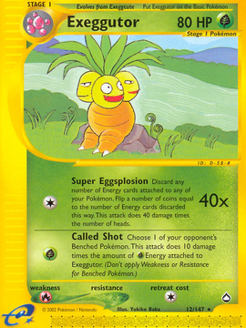 Exeggutor (12/147) [Aquapolis]