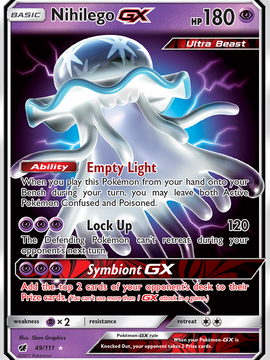 Nihilego GX (49/111) [Sun & Moon: Crimson Invasion]