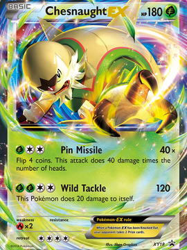 Chesnaught EX (XY18) [XY: Black Star Promos]