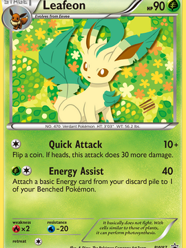 Leafeon (BW87) [Black & White: Black Star Promos]
