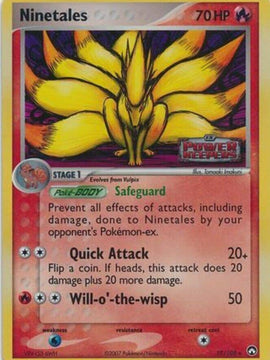 Ninetales (19/108) (Stamped) [EX: Power Keepers]
