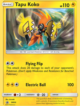 Tapu Koko (SM30) [Sun & Moon: Black Star Promos]