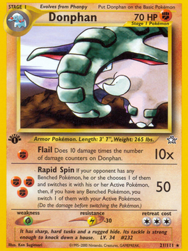 Donphan (21) [Neo Genesis] 1st Edition