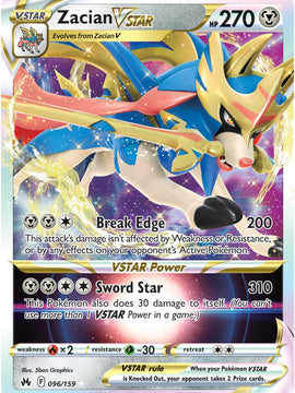 Zacian VSTAR (096/159) [Sword & Shield: Crown Zenith]