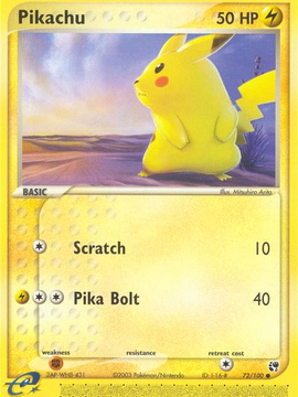 Pikachu (72/100) [EX: Sandstorm]