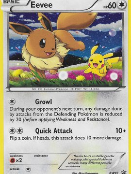 Eevee (BW97) [Black & White: Black Star Promos]