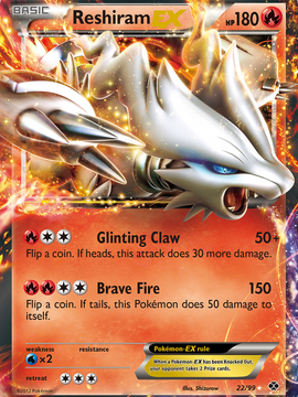 Reshiram EX (22/99) [Black & White: Next Destinies]