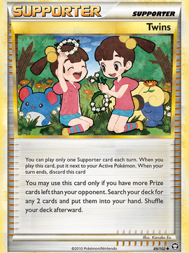 Twins (89/102) [HeartGold & SoulSilver: Triumphant]