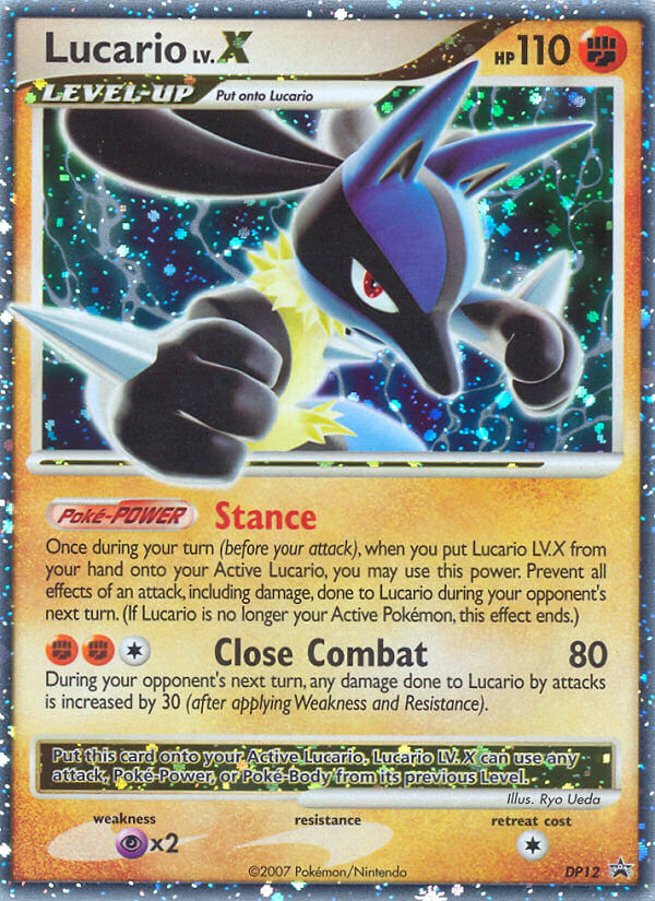 Lucario LV.X (DP12) [Diamond & Pearl: Black Star Promos] – Danireon Cards &  Games
