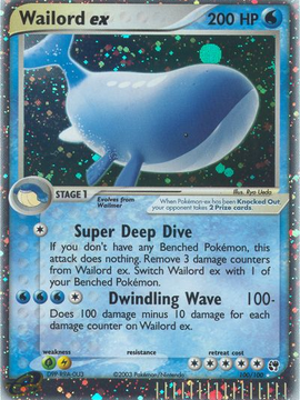 Wailord ex (100/100) [EX: Sandstorm]