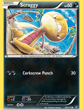 Scraggy (66/111) [XY: Furious Fists]