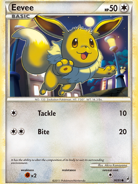 Eevee (56/95) [HeartGold & SoulSilver: Call of Legends]