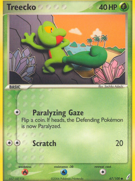 Treecko (67/100) [EX: Crystal Guardians]