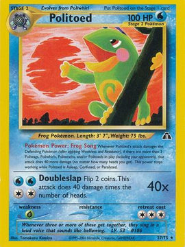 Politoed (27/75) [Neo Discovery Unlimited]