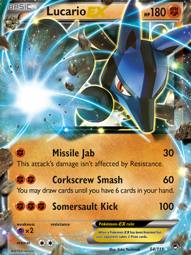 Lucario EX (54/111) [XY: Furious Fists]