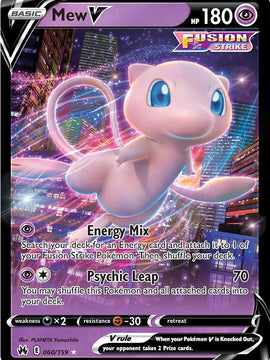 Mew V (060/159) [Sword & Shield: Crown Zenith]
