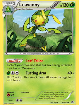 Leavanny (12/113) [Black & White: Legendary Treasures]