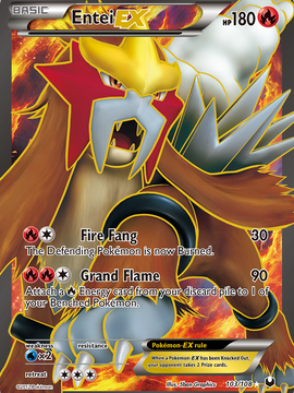 Entei EX (103/108) [Black & White: Dark Explorers]
