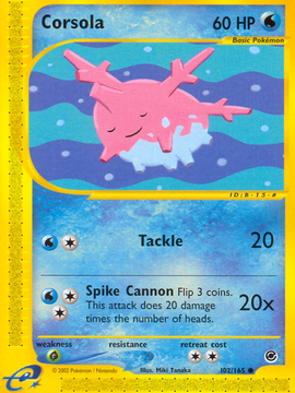 Corsola (102/165) [Expedition: Base Set]