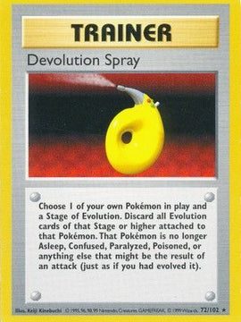 Devolution Spray (72) [Base Set (Shadowless)] Unlimited