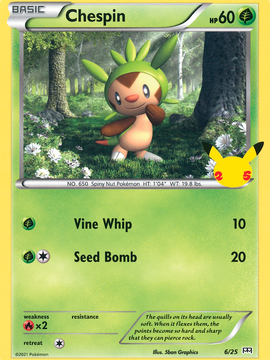 Chespin (6/25) [McDonald's 25th Anniversary]