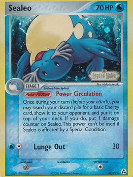 Sealeo (43/92) (Stamped) [EX: Legend Maker]
