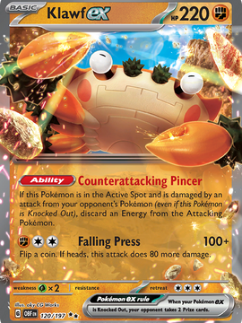 Klawf ex (120/197) [Scarlet & Violet: Obsidian Flames]