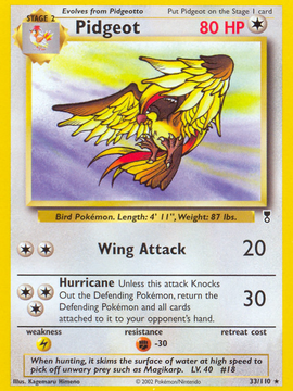 Pidgeot (33/110) [Legendary Collection]