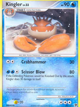 Kingler (20/106) [Diamond & Pearl: Great Encounters]