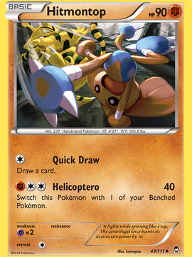 Hitmontop (49/111) [XY: Furious Fists]