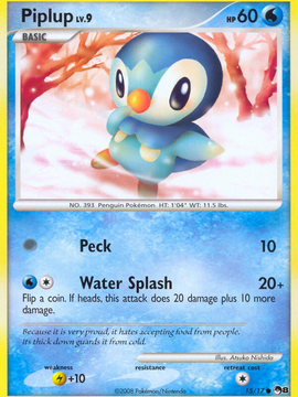 Piplup (15/17) [POP Series 8]