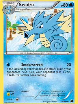 Seadra (19/116) [Black & White: Plasma Freeze]