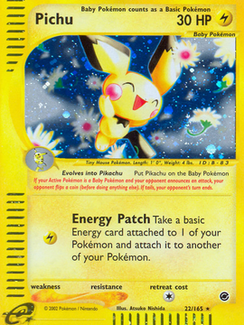 Pichu (22/165) [Expedition: Base Set]