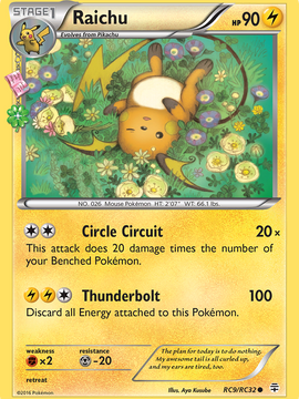 Raichu (RC9/RC32) [XY: Generations]