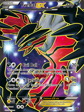Yveltal EX (144/146) [XY: Base Set]
