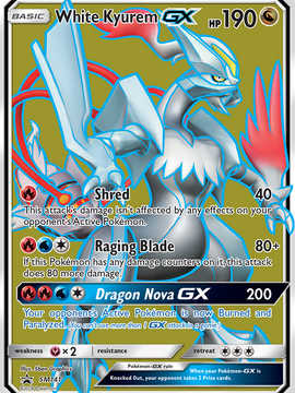 White Kyurem GX (SM141) [Sun & Moon: Black Star Promos]